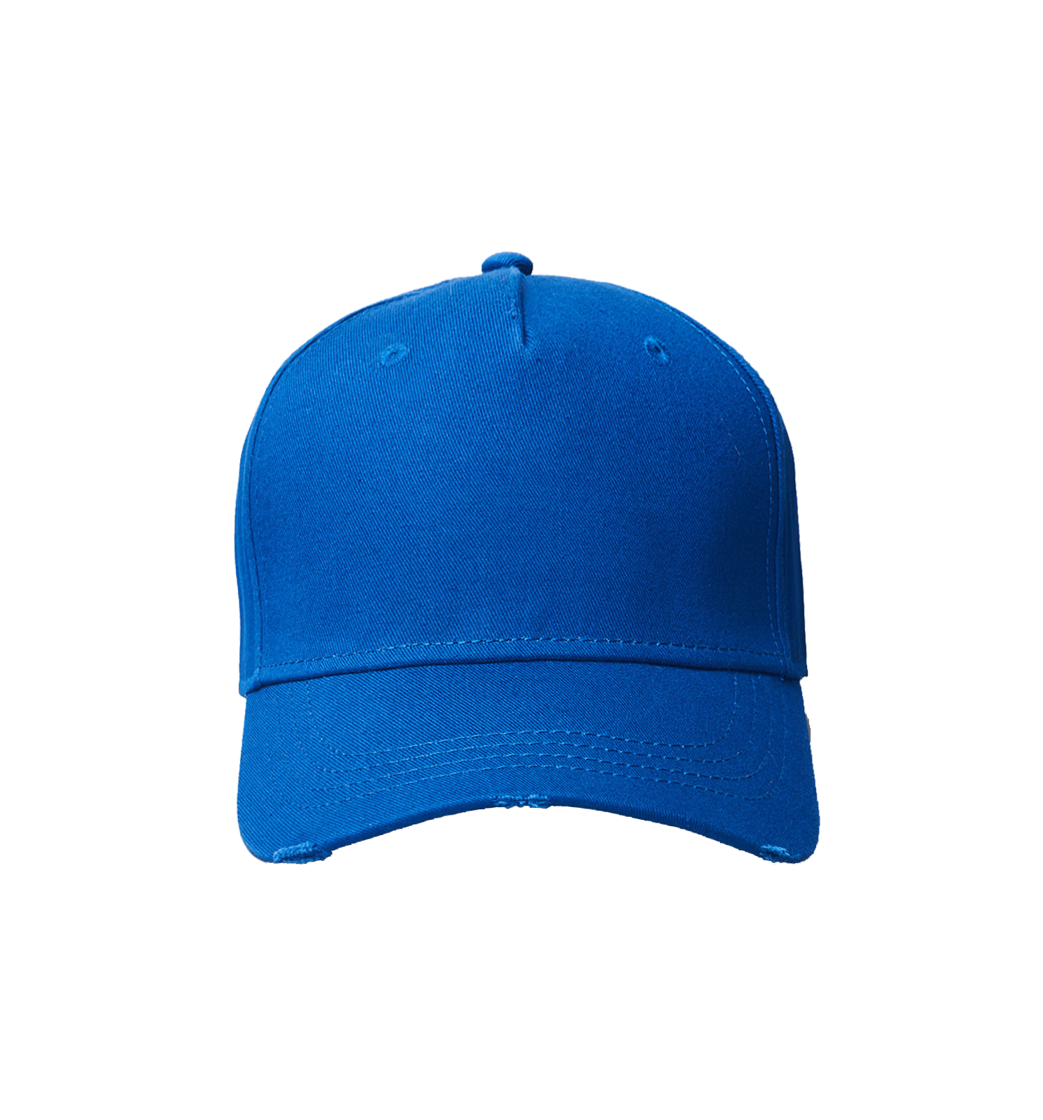 Plain royal blue baseball cap on sale